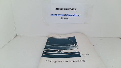 Saab 1994-1995 900 Diagnostic Factory Manual (USED)