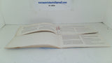 Mercedes 1975-1980 450SL Owners Manual and Service Record Booklets #6 (USED)