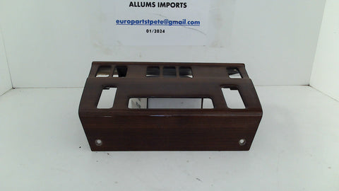Mercedes W124 Center climate control Wood Dash bezel Panel #2 (USED)
