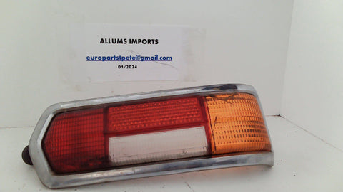 Mercedes W108 W109 Right Tail Light w/Amber Turn HAS CRACK 1088201664 (USED)