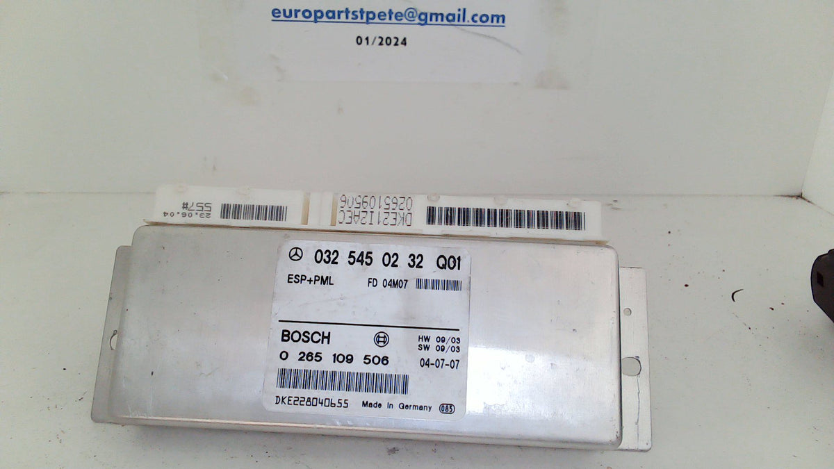 Mercedes ESP PML Module Bosch 0265109506 0325450232 (USED) – Allums Imports