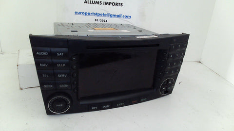 Mercedes W211 W164 Audio Dispaly Radio CD Changer 2118700289 #06 Parts ONLY (USED)