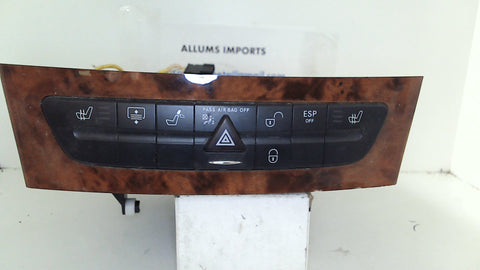Mercedes W211 CD Changer Hazard Switch Seat Heater 2116800752 (USED)
