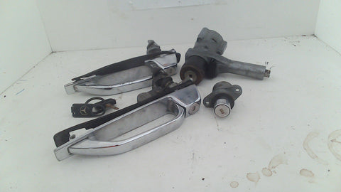 Mercedes W107 R107 380SL 380SLC 81-85 Ignition Lock Housing w/Key 1164620130 w/ Door Handles #6142 (USED)