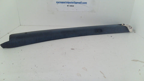Mercedes R107 W107 Right Front A-Pillar Trim Molding Blue #061 (USED)