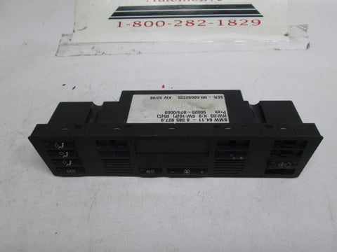 BMW E39 525i 528i A/C climate controller 64118385927 missing buttons