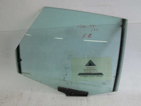 Audi 80/90 right rear door glass window 813845026