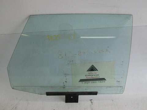 Audi 4000 right rear door glass window