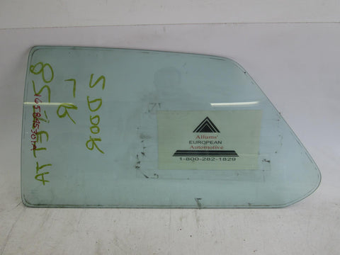 Volkswagen MK2 Jetta coupe left rear quarter glass window 165845301A