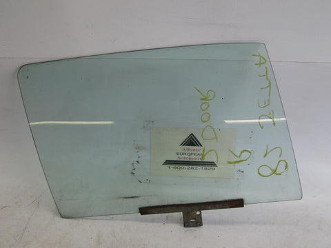 Volkswagen MK1 Jetta coupe right front door glass window 171845202