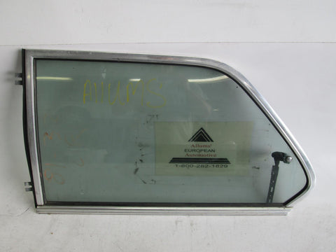 BMW E21 320i coupe left rear quarter window glass