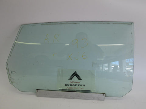 Jaguar XJ6 right rear door glass BEC5318 90-94