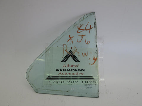 Jaguar XJ6 right rear quarter glass 80-87 BAC1126