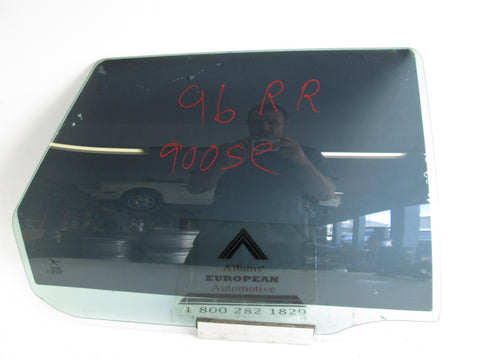 SAAB 900 sedan right rear window door glass 43-07-260