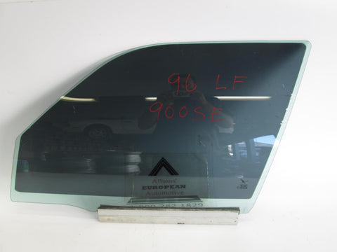 SAAB 900 9-3 sedan left front window door glass 43-07-211