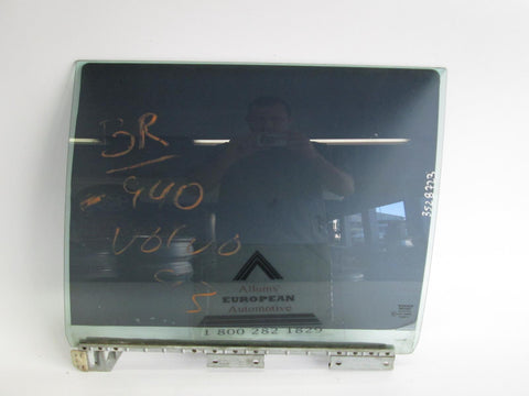 Volvo 940 960 740 left rear door glass 3528723