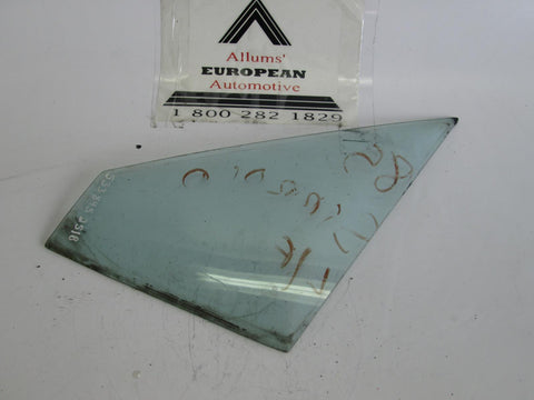 Volkswagen 85-88 Scirocco left front quarter vent window glass 533845251B