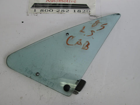 Volkswagen Cabriolet left front quarter vent window glass 171845245P