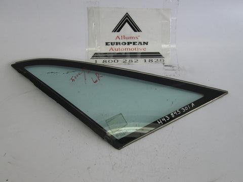 Audi 5000 left rear quarter glass 443845301A