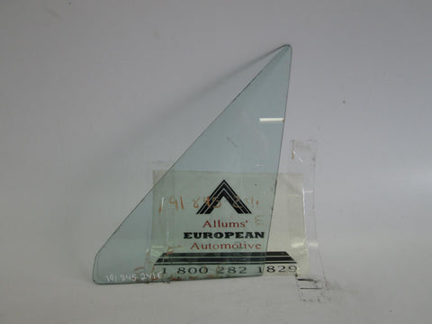 Volkswagen golf MK2 left front vent window glass 191845241E