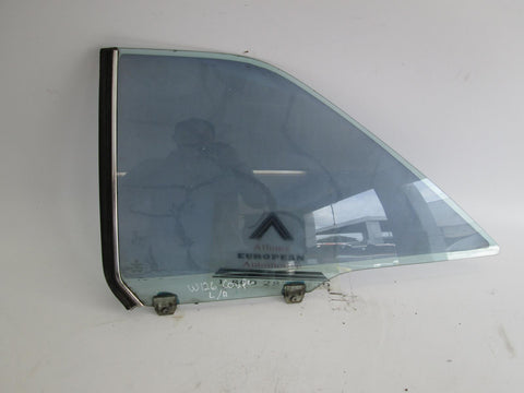 Mercedes W126 coupe 380SEC 560SEC left rear window glass