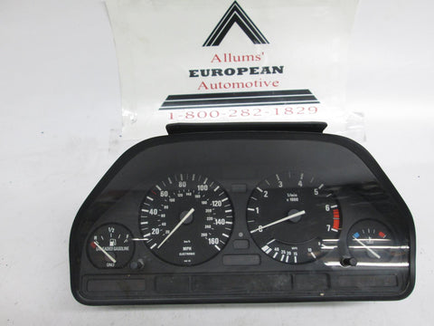 BMW E34 E32 speedometer instrument cluster 62118356227