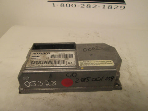 Volvo SRS air bag control module 0285001254