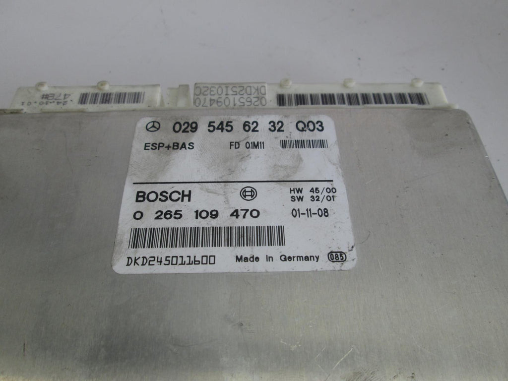 Bas Module W208 Mercedes W210 W208 W203 ECU ECM ESP BAS ABS module 0265109470 – Allums ...