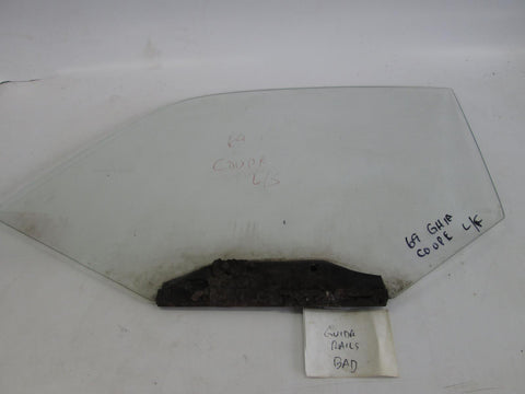 Volkswagen Karmann Ghia coupe left front window glass