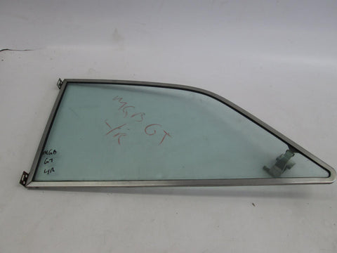MG B GT coupe left rear quarter window glass