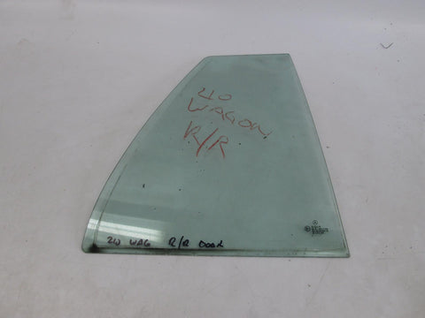 Mercedes W210 wagon right rear quarter window glass