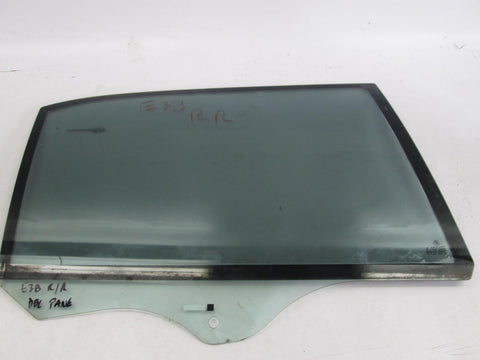 BMW E38 750IL right rear window glass double pane