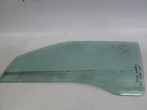 SAAB 9-3 convertible left front window glass 04-11