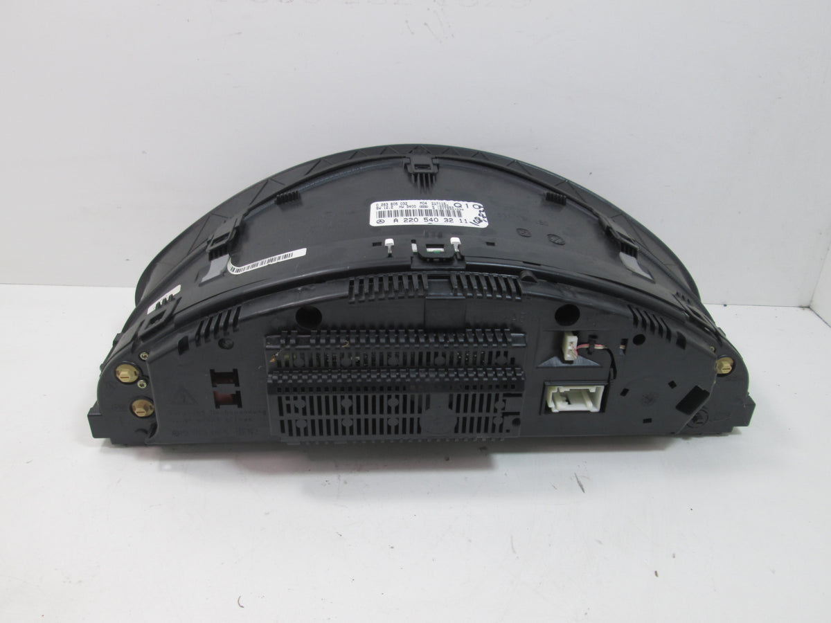 Mercedes W220 S class instrument cluster S500 S600 2205403211 108K ...