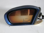 Mercedes W203 C Class coupe left door mirror 01-05 blue