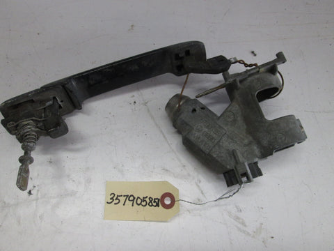 Volkswagen Jetta Golf Corrado Ignition Lock Cylinder w/Key w/Left Outer Door Handle 357905851 (USED)