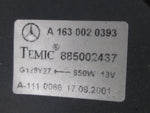 Mercedes W163 ML500 auxiliary fan assembly 1635000393 1630020393