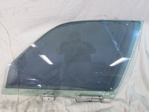 BMW E32 735i left front door window glass