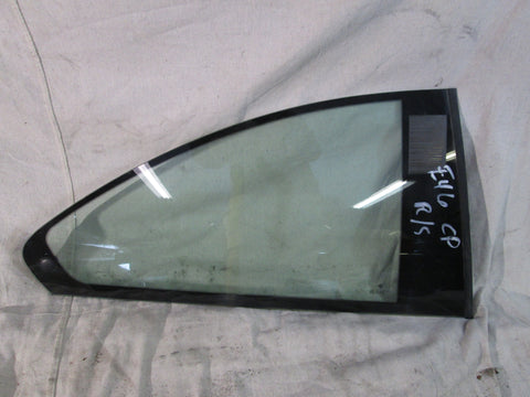 BMW E46 325Ci 330Ci M3 right rear window glass