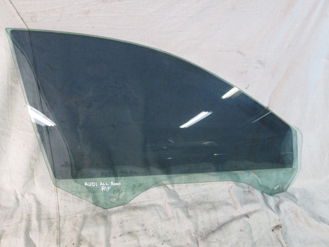 Audi A6 Allroad right front window door glass 01-05