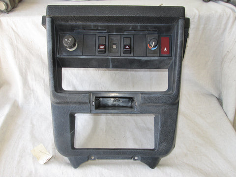 Volvo 240 86-92 center dash switch console black #101