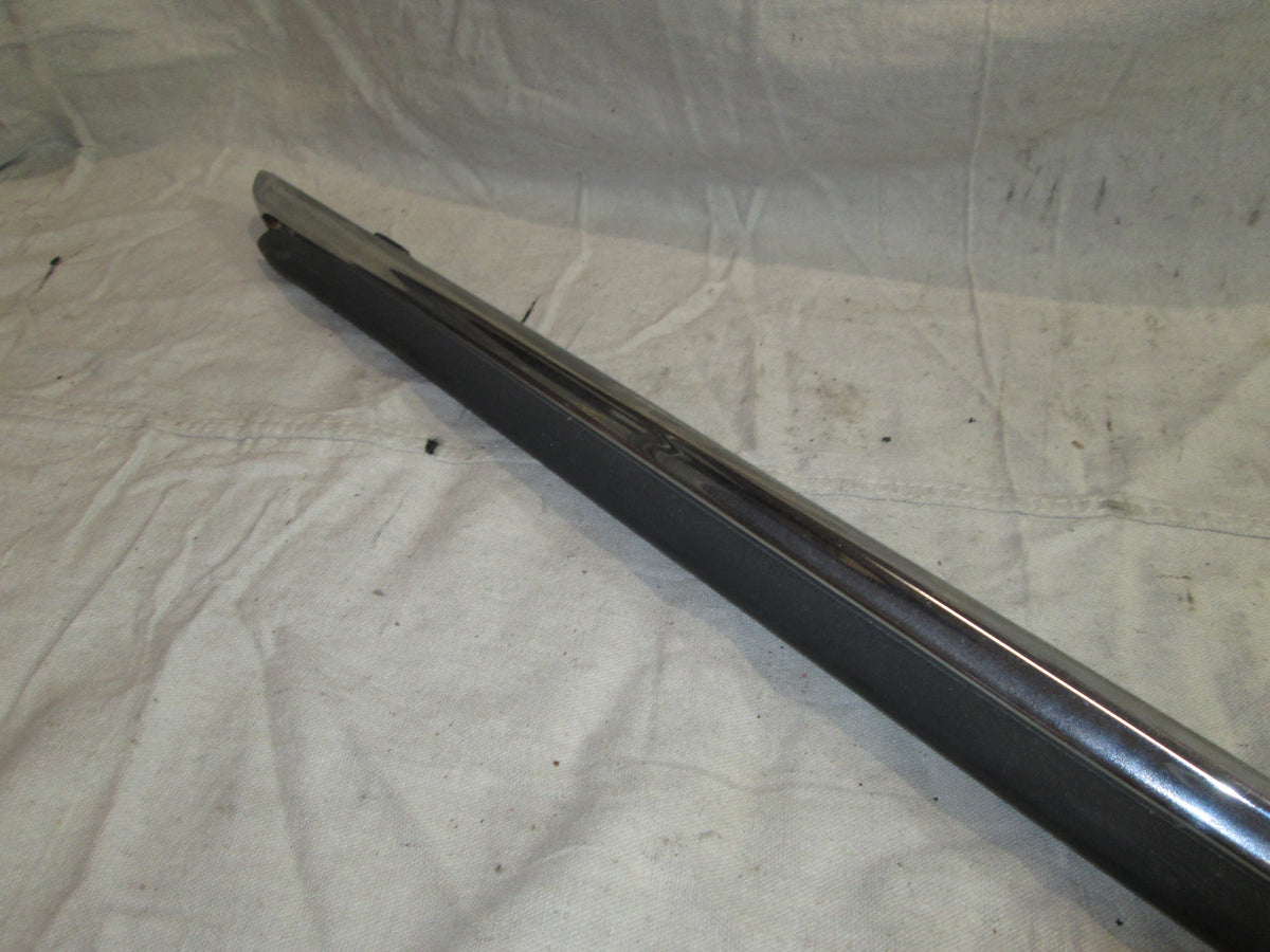 Mercedes W116 450SEL 300SE 300SD left rear bumper end upper trim ...