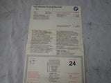 BMW E38 740i 740iL 750iL Owners Manual w/Booklet (USED)