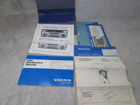 Volvo 240 244 245 owners literature maintenance guide dealer directory