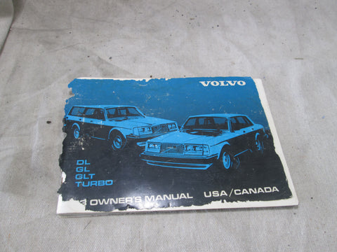 Volvo 240 244 245 owners manual 1983