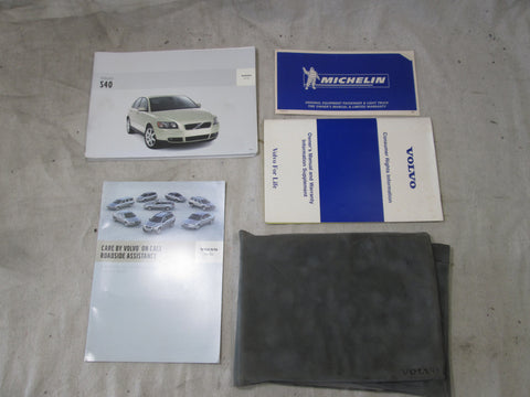 Volvo S40 2004 owners manual warranty info books