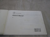 Mercedes W201 190e 1991 Owner's Manual (USED)
