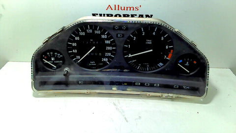 BMW E30 325i Euro KM speedometer instrument cluster #12