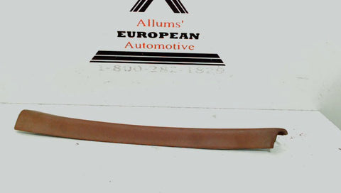 Mercedes W116 right rear front door pillar molding brown