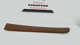 Mercedes W116 left rear door pillar molding brown